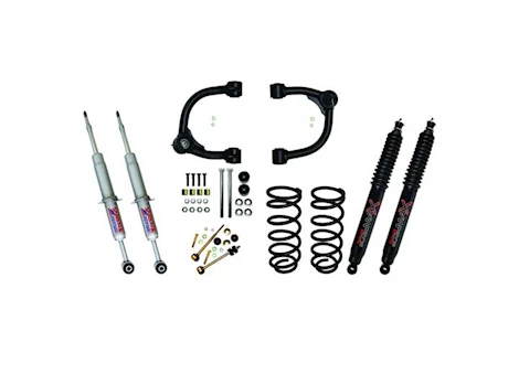 Skyjacker Suspension 03-C 4RUNNER 3IN UPPER A-ARM,STRUT,REAR COILS&BLACK MAX SHOCK