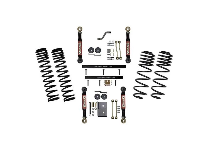 Skyjacker Suspension 97-06 JEEP WRANGLER, WRANGLER UNLIMITED 4 IN COMP BOX 1OF2  DUAL RATE LONG TRAVE