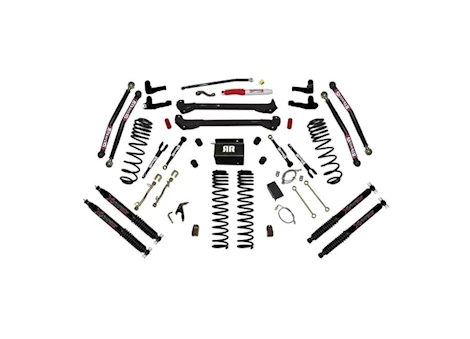 Skyjacker Suspension 6" DUAL RATE LONG TRAVEL COILS LONG ARM LIFT TJ/LJ UPPER & LOWER LINK