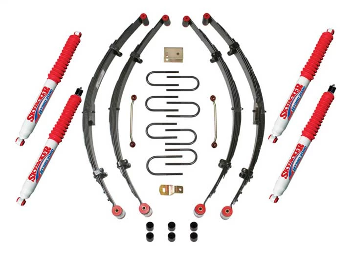 Skyjacker Suspension 4in  kit,87-96 yj w/4 hydros Main Image