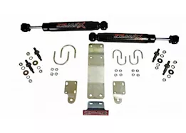 Skyjacker Suspension Black max dual steering stabilizer kit / black