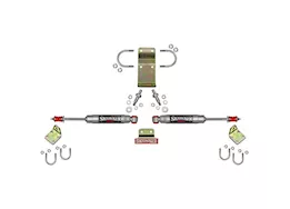 Skyjacker Suspension 18-C Jeep Wrangler Jl; 20-C Gladiator Jt  Dual Steering Stabilizer Silver