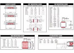 Skyjacker Suspension Rear hydro shock w/red