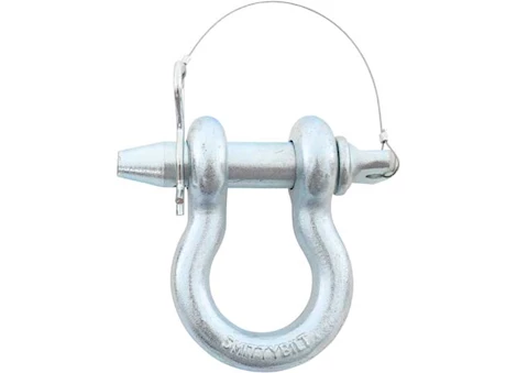 Smittybilt 3/4IN QUICK DISCONNECT D-RING SHACKLE; LOCKING PIN; 4.75 TONS; ZINC