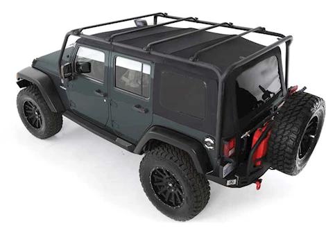 Smittybilt 07-18 WRANGLER (JK) - 4 DOOR SRC ROOF RACK - 300 LB RATING - BLACK TEXTURED