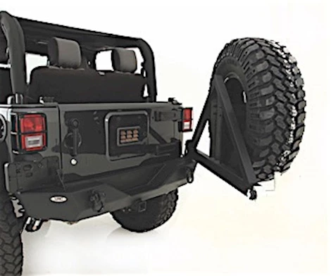 Smittybilt 07-18 WRANGLER JK 2/4DR XRC TIRE CARRIER FOR PART#76856; BLACK; BOX 2 OF 2