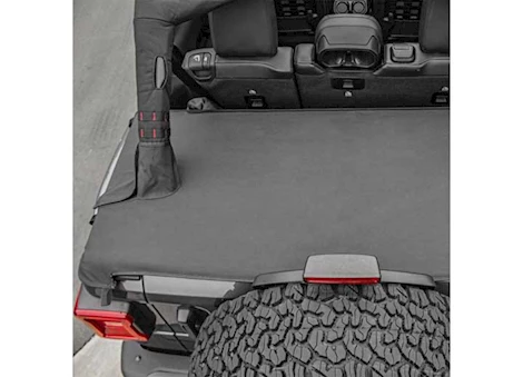 Smittybilt TONNEAU COVER - FOR OEM SOFT TOP W/ CHANNEL MOUNT - BLACK DIAMOND