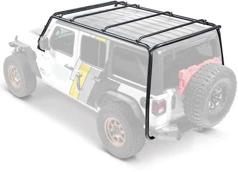 SMITTYBILT SRC ROOF RACK JL 4 DOOR TEXTURED BLACK - BOX2