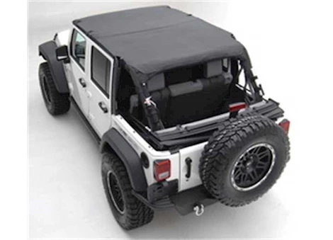 Smittybilt 07-09 WRANGLER (JK) - 4 DOOR EXTENDED TOP - BLACK DIAMOND