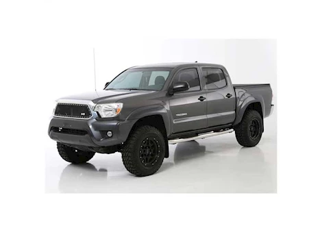 Smittybilt 05-18 tacoma double cab sure steps - 3in side bar - stainless steel Main Image