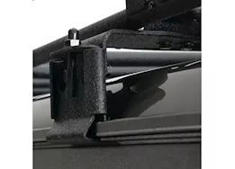 Smittybilt 18-c wrangler jl 4dr defender rack welded one-pc roof rack; textured black powder coat