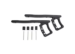 Smittybilt black aluminum grab handles 07-18 jeep wrangler jk rear 2/4 door