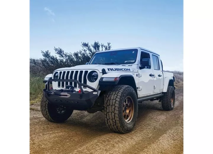 Smittybilt 18-c wrangler jl; 20-c gladiator xrc gen1 front bumper w/winch plate; matte black