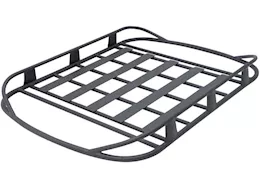 Smittybilt Rugged rack roof basket; 50in x 70in; 250 lb rating; black