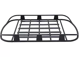 Smittybilt Rugged rack roof basket; 50in x 70in; 250 lb rating; black