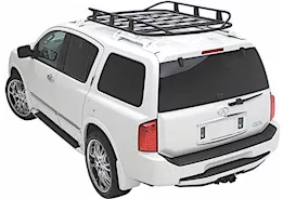 Smittybilt Rugged rack roof basket; 50in x 70in; 250 lb rating; black