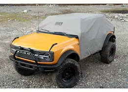 Smittybilt 21-c bronco 4 door cab cover with door flaps