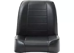 Smittybilt 55-76 cj seat - front - low back bucket - vinyl black