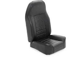 Smittybilt 76-18 cj & wrangler cj/yj/tj/lj seat - front - standard bucket - vinyl black