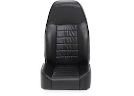 Smittybilt 76-18 cj & wrangler cj/yj/tj/lj seat - front - standard bucket - vinyl black