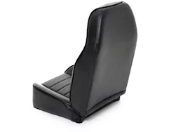 Smittybilt 76-18 cj & wrangler cj/yj/tj/lj seat - front - standard bucket - vinyl black