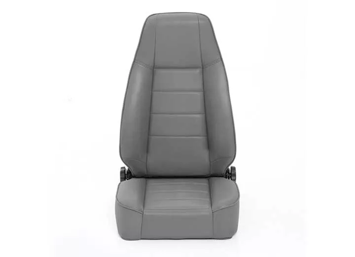 Smittybilt 76-18 cj & wrangler cj/yj/tj/lj seat - front - factory style replacement w/ recliner - denim gray