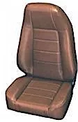 Smittybilt 76-18 cj & wrangler cj/yj/tj/lj seat - front - factory style replacement w/ recliner - denim spice