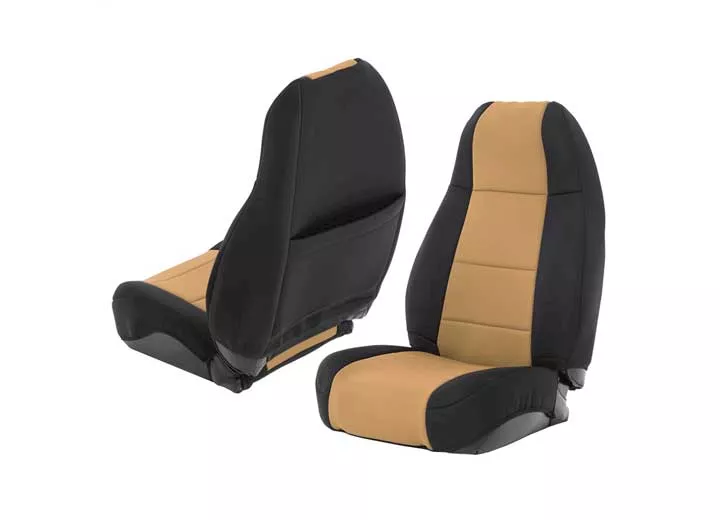 Smittybilt Jeep 91-95 yj neoprene seat cover set front/rear - tan