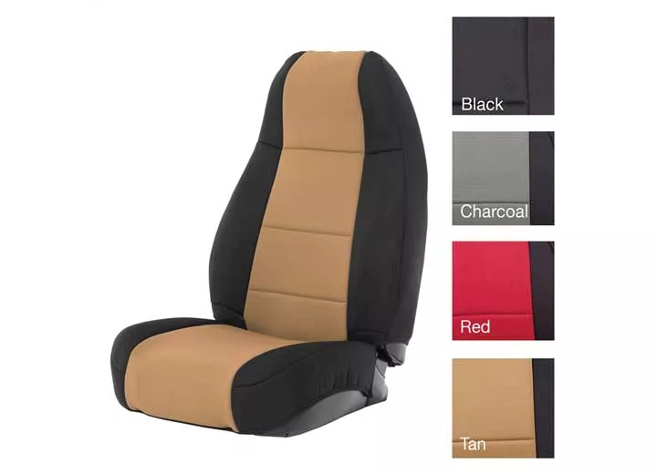 Smittybilt Jeep 91-95 yj neoprene seat cover set front/rear - tan