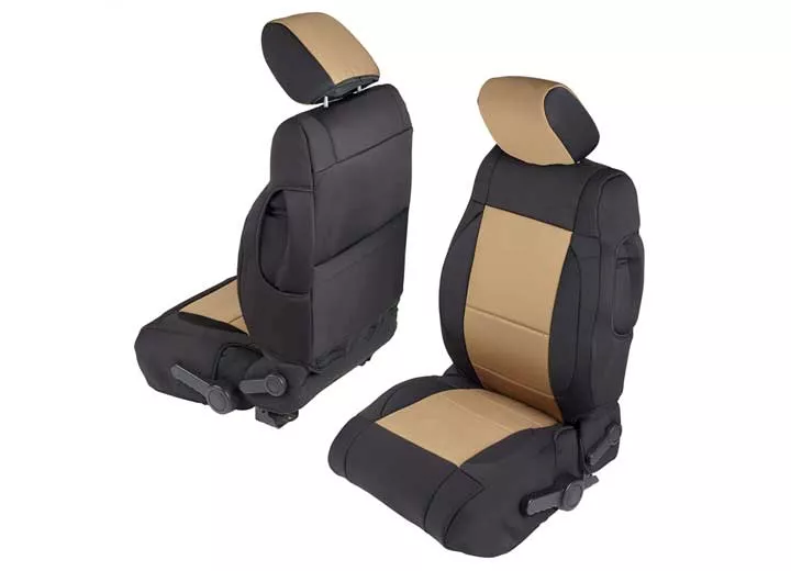 Smittybilt Jeep 13-18 wrangler jk - 2 door neoprene seat cover set front/rear - tan