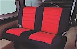 Smittybilt Jeep 08-12 wrangler jk - 4 door neoprene seat cover set front/rear - red