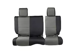 Smittybilt 07 wrangler jk - 4 door neoprene seat cover set front/rear - charcoal