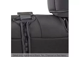 Smittybilt 07 wrangler jk - 4 door neoprene seat cover set front/rear - charcoal