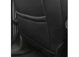 Smittybilt 18-c wrangler jl 4dr neoprene front and rear seat cover set; black/red