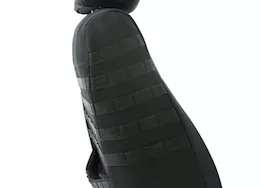 Smittybilt 18-c wrangler jl 2dr gear front neoprene seat cover; black; sold as pair