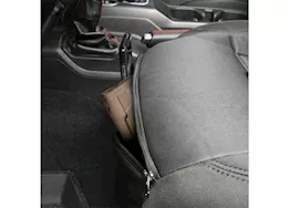 Smittybilt 18-c wrangler jl; 20-c gladiator jt gen2 neoprene front/rear seat cover; black/black