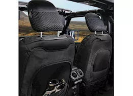 Smittybilt 20-c gladiator jt gen2 neoprene front/rear seat cover; charcoal/black