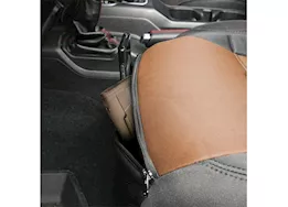 Smittybilt 20-c gladiator jt gen2 neoprene front/rear seat cover; tan/black