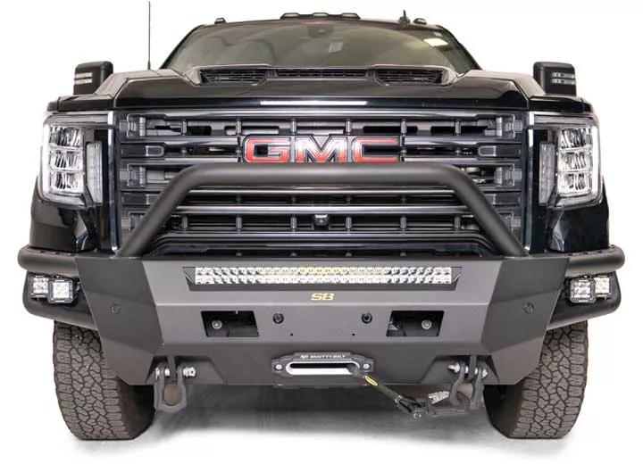 Smittybilt 20-c gmc 2500/3500 hd adventure series front bumper