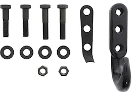 Smittybilt 76-06 cj & wrangler (yj/tj/lj) tow hook kit - black