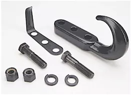 Smittybilt 76-06 cj & wrangler (yj/tj/lj) tow hook kit - black