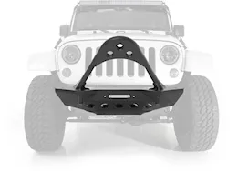 Smittybilt 07-18 wrangler jk 2/4 dr src front stinger bumper w/d-ring mounts; black textured