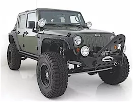 Smittybilt 07-18 wrangler jk 2/4 dr src front stinger bumper w/d-ring mounts; black textured