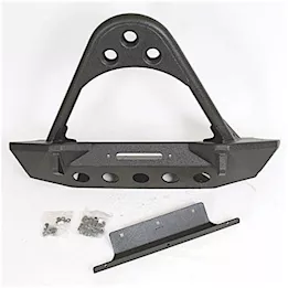 Smittybilt 07-18 wrangler jk 2/4 dr src front stinger bumper w/d-ring mounts; black textured