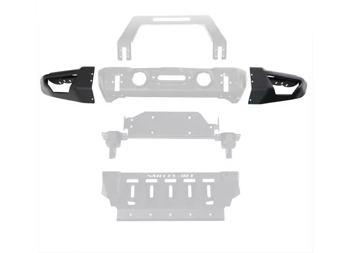 Smittybilt stryker jeep wrangler jk/jl wings only - 76731