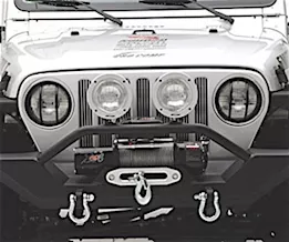 Smittybilt 07-18 wrangler jk 2/4 dr xrc front bumper w/winch; black