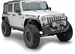 Smittybilt 07-18 wrangler jk xrc 4in fender flares; set of 4; black textured