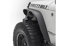 Smittybilt 07-18 wrangler jk xrc 4in fender flares; set of 4; black textured