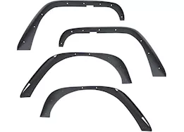 Smittybilt 07-18 wrangler jk xrc 4in fender flares; set of 4; black textured