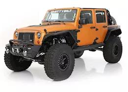 Smittybilt 07-18 wrangler jk 2/4dr xrc flux front fender flare set